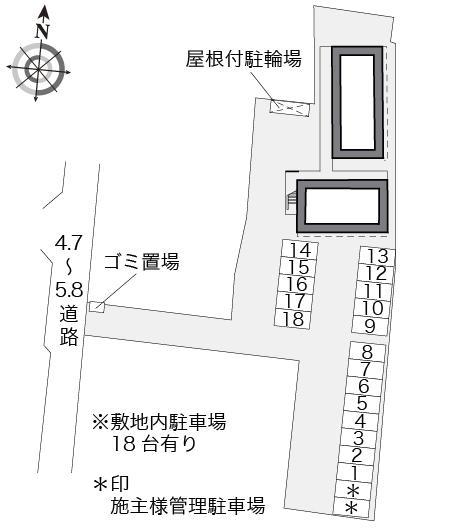 ＭⅡ(19072)の駐車配置図