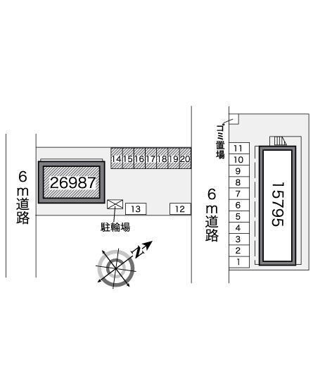 プリマベーラ(26987)の駐車配置図