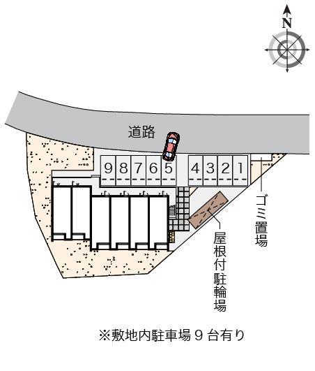 クレイノＭＡＨＯＲＯＢＡ(57908)の駐車配置図