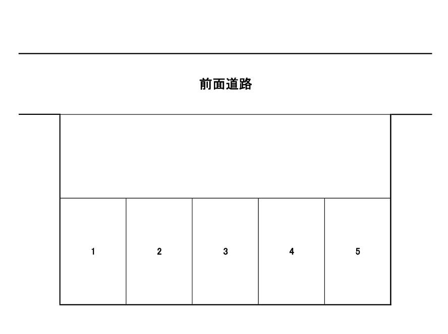海老園１丁目１０ガレージの駐車配置図