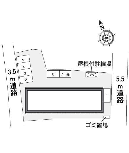 葉山(36674)の駐車配置図