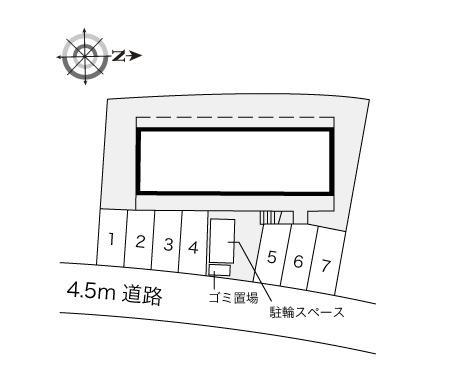 ベルエポック(8802)の駐車配置図