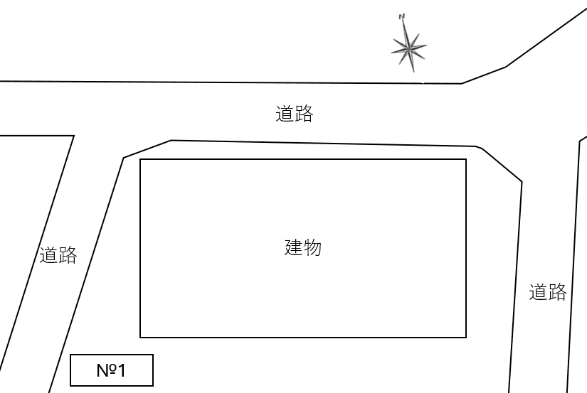 レジデンシャル五洋の駐車配置図