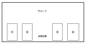 サルートの駐車配置図