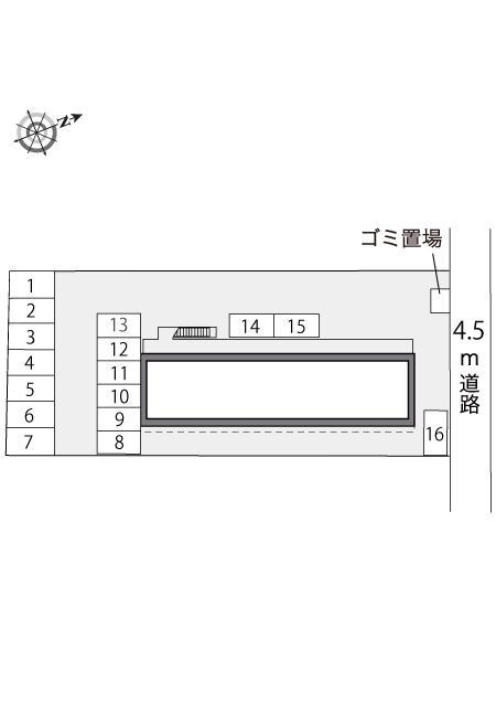 ＣＬＥＯ(9911)の駐車配置図