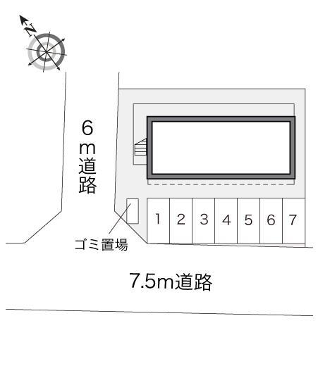 ＮＫ高屋ヶ丘(15435)の駐車配置図