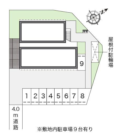 長迫(20379)の駐車配置図