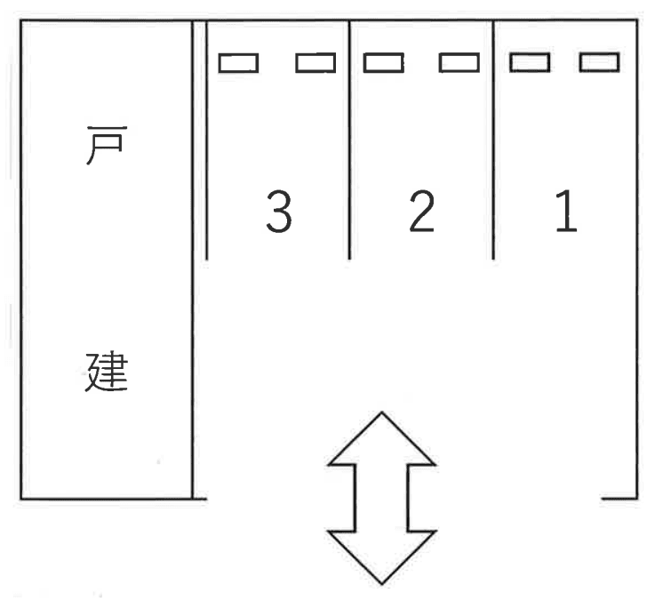 本町野口駐車場の駐車配置図
