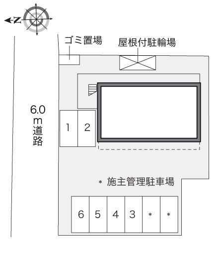 Ｓｕｐｅｒｉｏ　友(33484)の駐車配置図