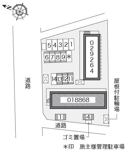 ＭＫⅢ(18868)の駐車配置図