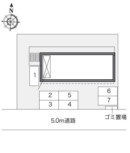 高尾Ⅱ(29132)の駐車配置図