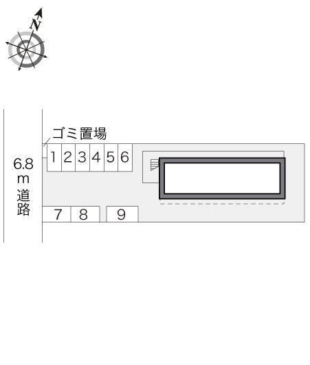 イマジン(17421)の駐車配置図