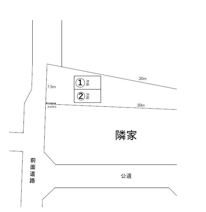 今田パーキングの駐車配置図