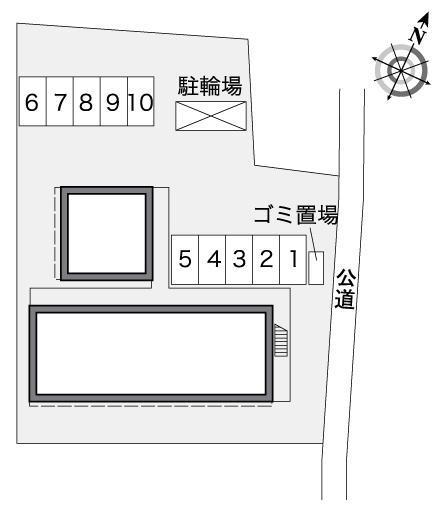 ＧａｔｅｓＭｉｌｌｓ(25912)の駐車配置図