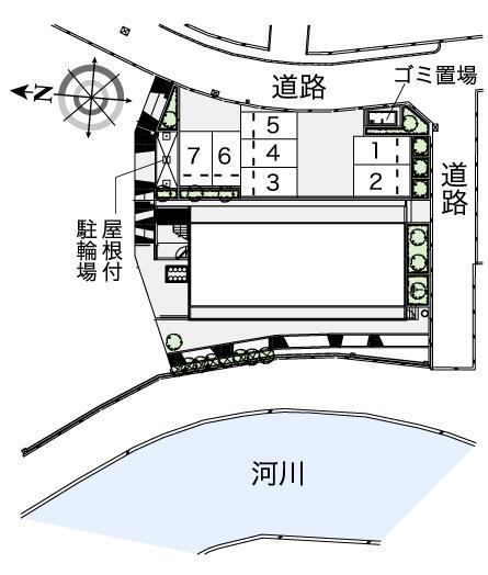 ビスタリー仁(42226)の駐車配置図
