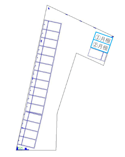 吉原駅前第３の駐車配置図