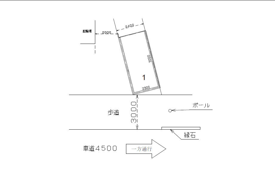 ラフィスタ練馬駐車場の駐車配置図