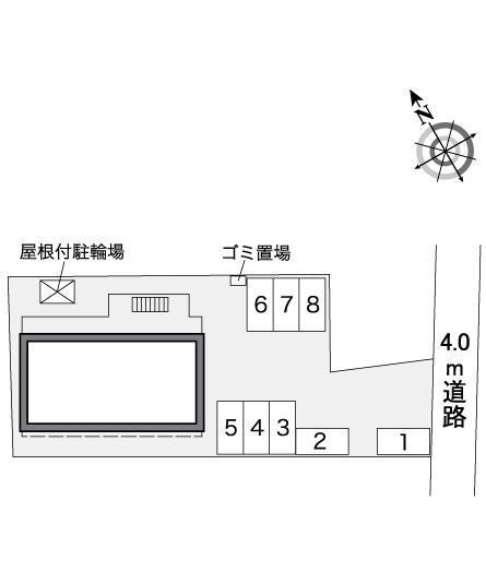 竹林(37972)の駐車配置図