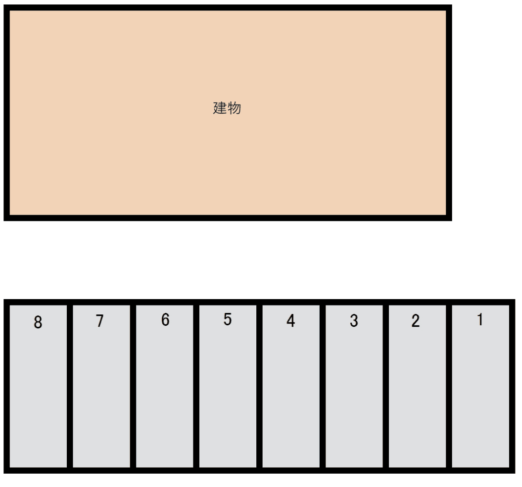 アスコット南光台の駐車配置図