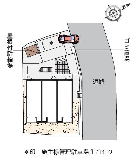 クレイノブリッジハイ(58742)の駐車配置図