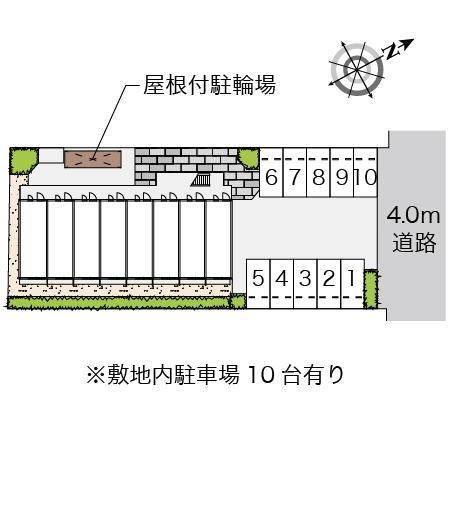 アローンライフⅡ(26869)の駐車配置図