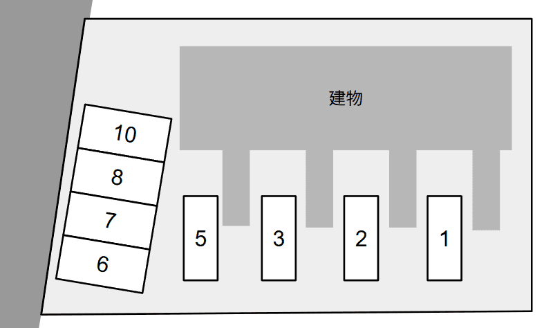 sayugrace別駐車場の駐車配置図