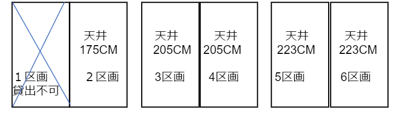 レジデンス溝の口駐車場の駐車配置図