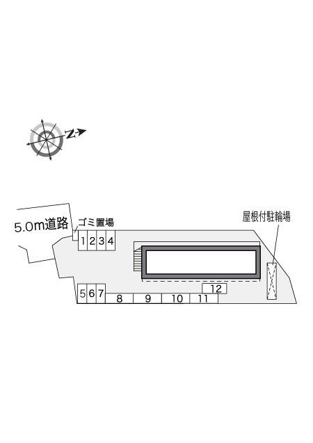 エル(20971)の駐車配置図