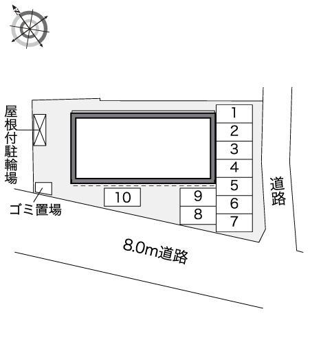 小町塚(40534)の駐車配置図