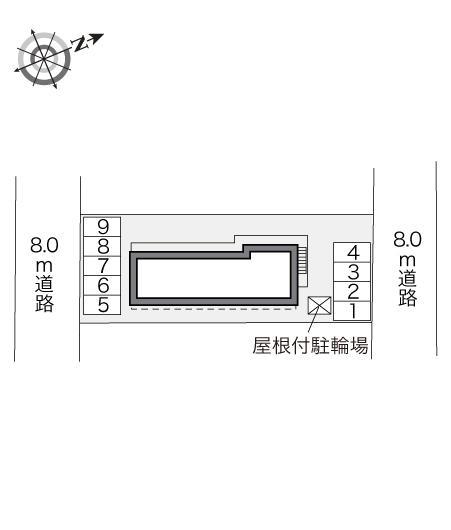 エスポワール(32636)の駐車配置図