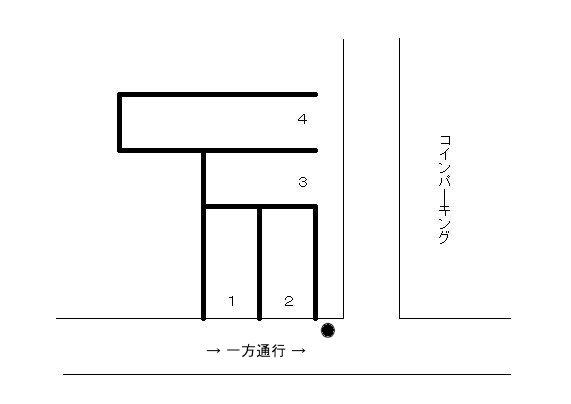 南林寺町27駐車場の駐車配置図
