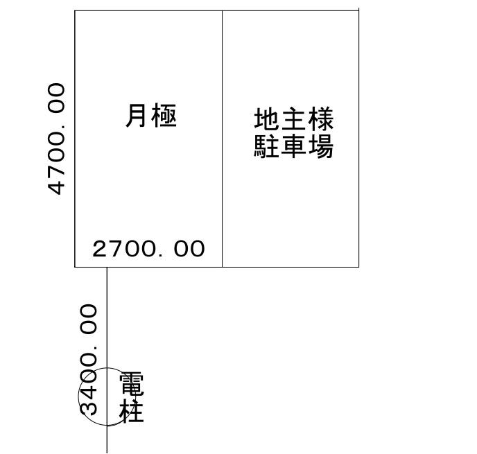 川崎市虹ヶ丘第1の駐車配置図