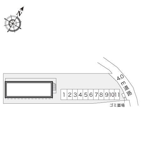 海誠(18046)の駐車配置図