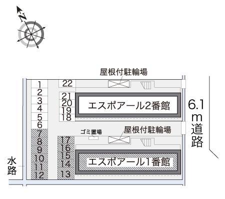 エスポアール１番館(17769)の駐車配置図