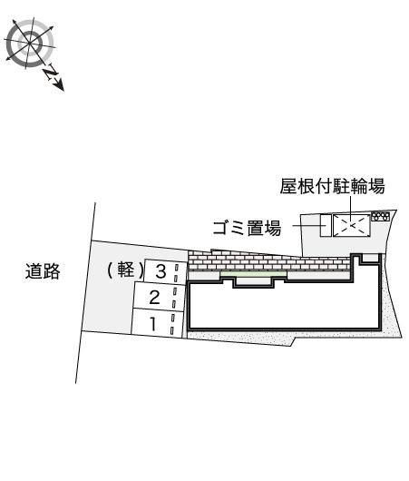 北条(52112)の駐車配置図