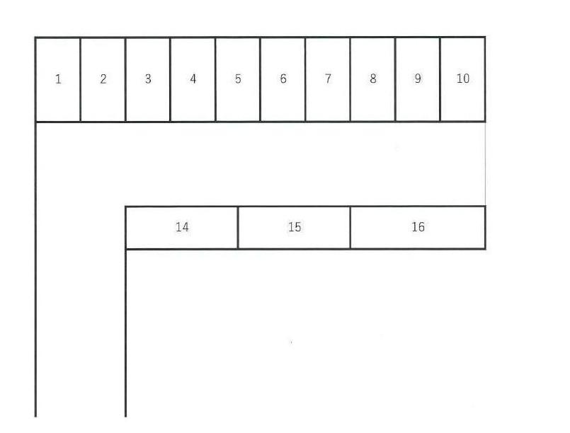 協伸パーキングⅡ　（ひばりヶ丘）の駐車配置図