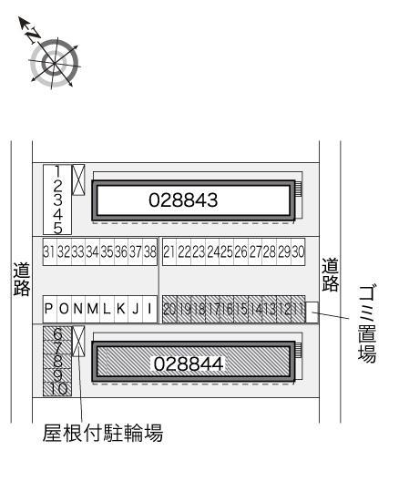 小次郎(28844)の駐車配置図