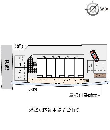 クレイノ愛琴(57082)の駐車配置図
