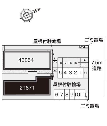 明日可(21671)の駐車配置図