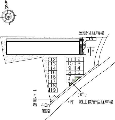星＆ナミ　Ｋ１０(42337)の駐車配置図