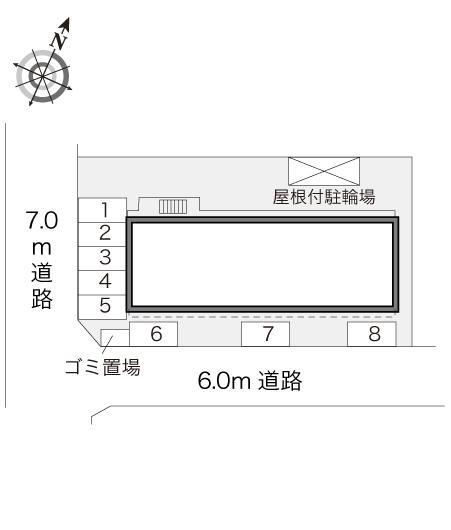 鳥山(22982)の駐車配置図