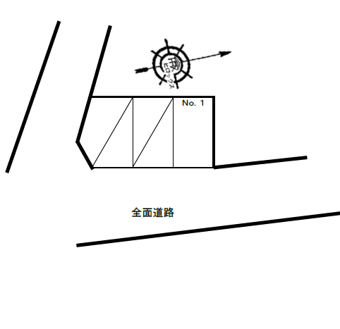 日進3丁目ディーエムエスⅠの駐車配置図