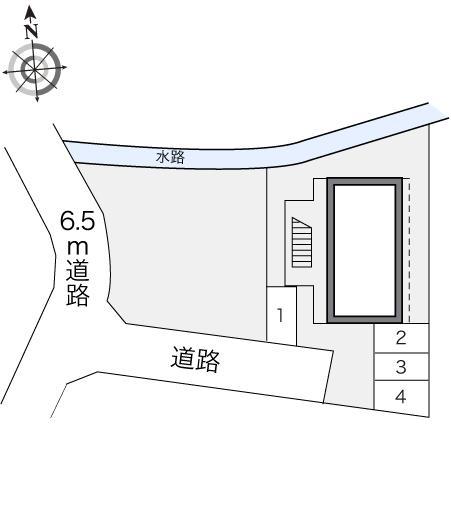 コンフォール郡山(16682)の駐車配置図