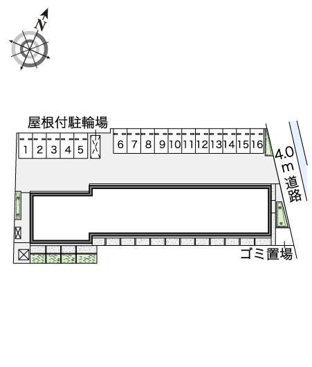 カラーズ(44647)の駐車配置図