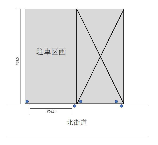 駿府町駐車場の駐車配置図