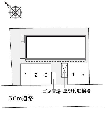 鷹之台(41247)の駐車配置図