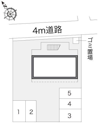 Ｇｒｅｅｎ　Ｗｉｓｈ(14811)の駐車配置図