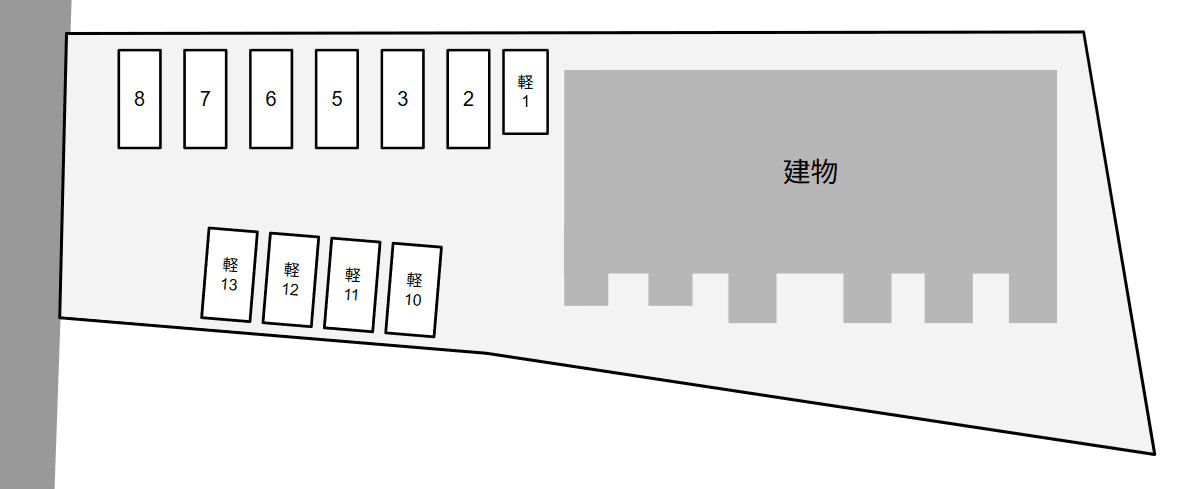 グラシアスの駐車配置図