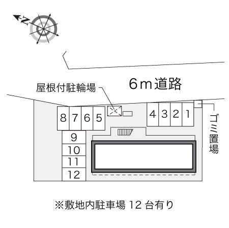 落合(15608)の駐車配置図
