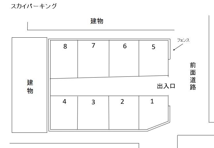 スカイパーキングの駐車配置図